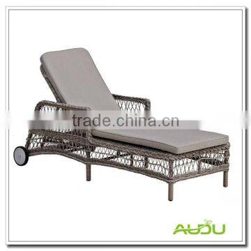 Audu Aluminium Sun Deck Rattan Sun lounge