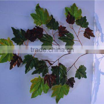 Home and outdoor garden table wedding christmas decoration 60cm or 2ft Height artificial colorfully maple leaf E06 0603