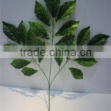 Brand Name Artificial Plants Artificial Leaf Branch Green Leaf Decor Banyan Leaf photo-5