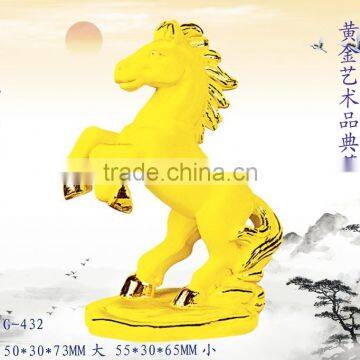 24k gold plated Chinese zodiac signs Horse