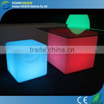 16color changing and battery work flashing led ice cube with lighting GKC-040RT