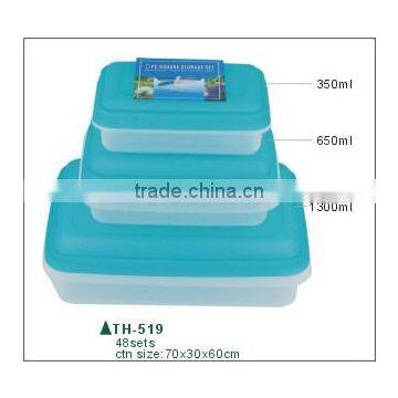 BPA Free 6pcs Rect.Lunch Box and Meal Prep Containers Boite a Vivres Die Kasserolle photo-2