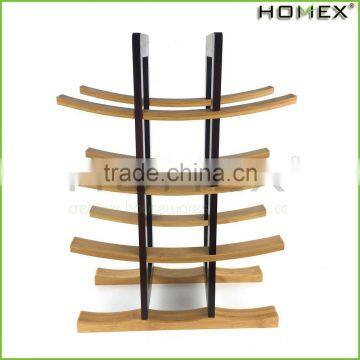 Bamboo wine storage rack/ tree wine rack Homex-BSCI