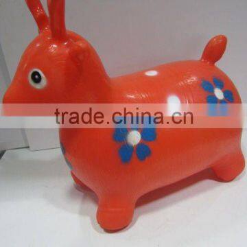 Painted Inflatable Toys for Children Jumping Horse photo-2