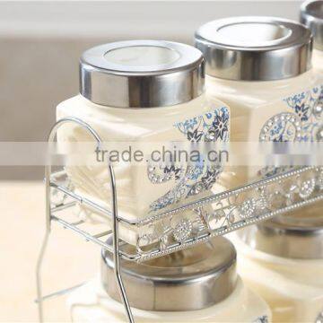 Ceramic Canister Tea Coffee Sugar Set photo-3