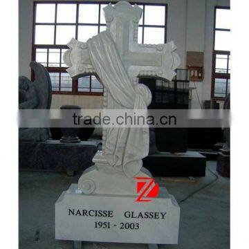 marble jesus headstone