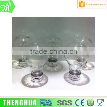 Hot Selling 400ml Juice, Coffee, Tea, Milk Tea, Beer, Beverage Cheap PET Plastic Light Bulb Shape Bottle