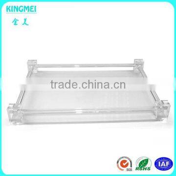 Kingmei OEM Thickened Rectangle Tabletop Acrylic Towel Tray photo-2