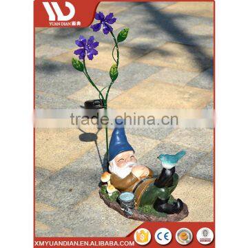 Art Work Resin Craft Modern Outdoor Lighting Led Solar Light Garden photo-2
