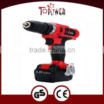 16.8V 10MM Li-ion double speed screwdriver cordless drill