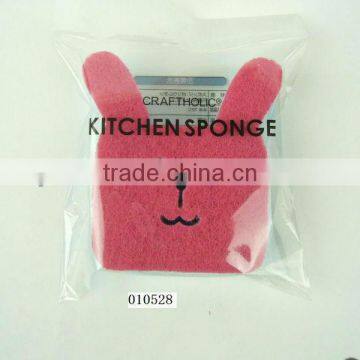 Cleaning sponge scrubber for kitchen