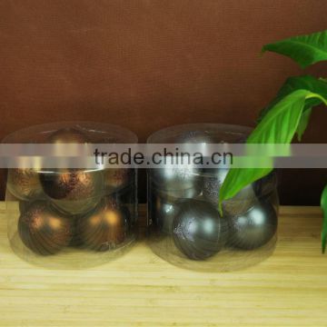 plastic balls for X'mas; fashionable ornaments