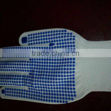 13 gauge nylon glove with pvc dot