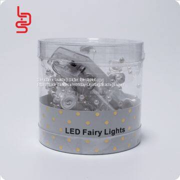 2AA 20 led white rose pearl wedding decoration warm white decoration light string