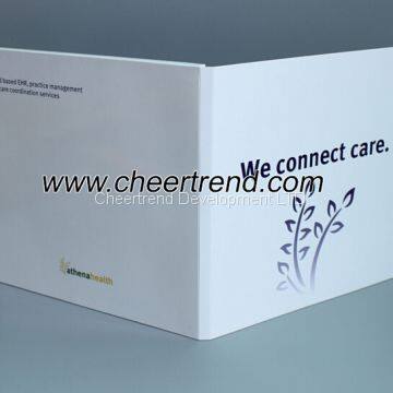Customized Special Card Size 210x210mm 7 Inch Video Brochure/video Book /Digital LCD Video Greeting Card photo-3