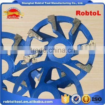 105mm L Type Segment Diamond Grinding Wheel Abrasive Polishing Disc for Concrete Granite Marble Double Cup Wheel photo-5