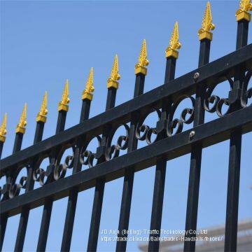 Окрасительная садовая ограда, предварительно изготовленная стальная ограда photo-4