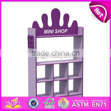 New Design Cartoon Bus Shape Multi Storage Shelf Wooden Kids Storage Cabinet W08C208 photo-4