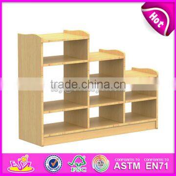 Handmade Multi-function Kindergarten Children Furniture Wooden Toy Storage Ideas W08C179 photo-2
