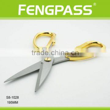 S8-1028 19.5CM 2Cr13 Stainless Steel Blades With Zinc Alloy Handle Sewing Scissors photo-4