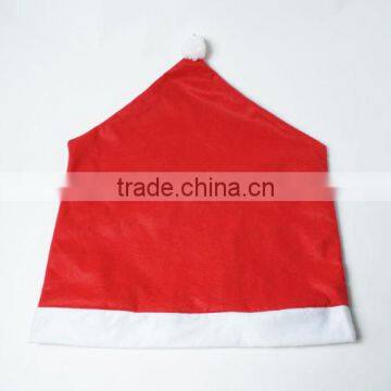 2016 New Product Cheap Christmas Santa Clause Red Hat Chair Back Cover Dinner Table Party Decor Gift photo-3