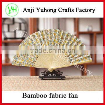 High Quality and Cheap Bamboo Fabric Hand Fans for Wedding or Festival Gift photo-3