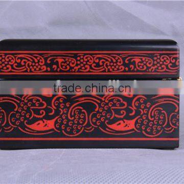 Red Chinese Lacquer Jewelry Boxes/chinese Style/eastern Design/Home Decoration photo-6