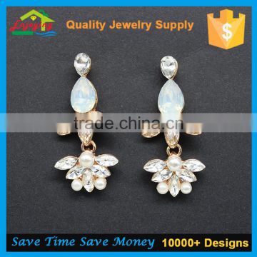 Costume Jewelry women fashion earring, Gold Plated Female Earring