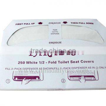 2015 High Quality Factory Price Paper Flushable Toilet Seat Covers