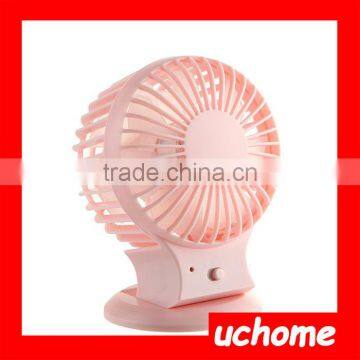 UCHOME Promotion Gift Summer Mini Rechargable Fan With Led Light for Outdoor and Office photo-5