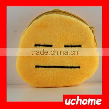 UCHOME Cheap Custom Coin Purse, Plush Emoji Coin Purse photo-3