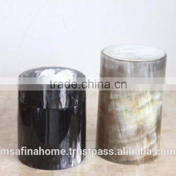 Round Horn Lacquer Box photo-2