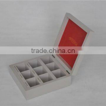 9 departments wood tea box,wooden tea bags box