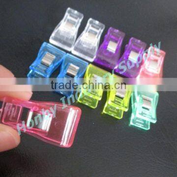 Middle Size 33mmx18mm Quilt Binding Plastic Clips Clamp For Sewing Craft