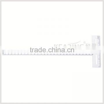 Kearing High Quality Transparent Sandwich Line T Sharped Draft Ruler 1.2mm Thick Plastic Rulers#T1204 photo-6
