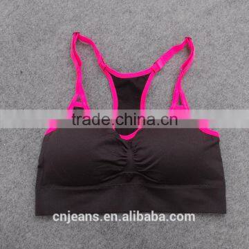 GZY 2015 Wholesale Cheap Spaghetti Strap Ladies Sports Bra photo-6