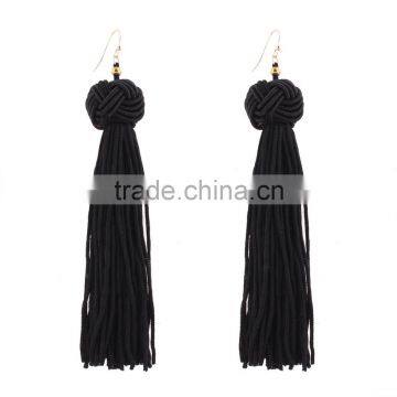 Bohemian Long Tassel Handmade Earrings for Women Jewelry photo-3