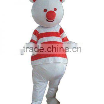 red nose bears mascot costume