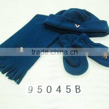 fleece glove,hat,scarf