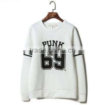 Classic White Long Sleeve Men's Hoody photo-5