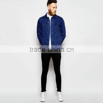 OEM Denim Jacket Men Plain Denim Jacket Wholesale photo-4