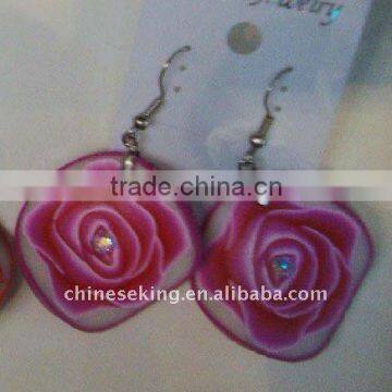 Fashion Polymer Clay Earring,Polymer Clay flower earring,Clay Earring