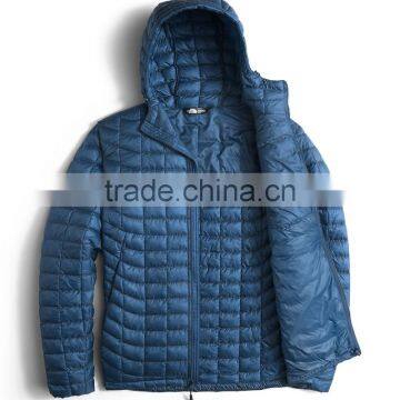 2017 Winter Mens Softshell Goose Down Classic Puffer Hooded Jacket photo-2