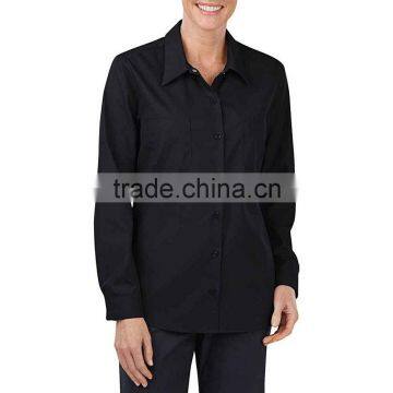 OEM 100% Cotton Long Sleeve Work Uniform Shirts photo-4