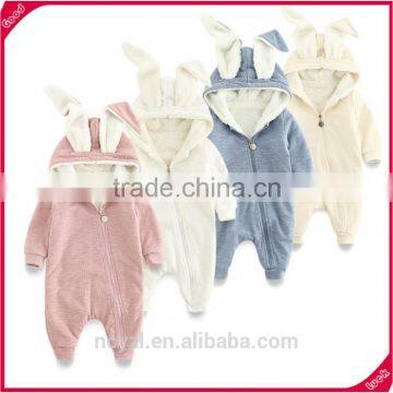 Autumn lovely design cartoon animal baby Girls romper