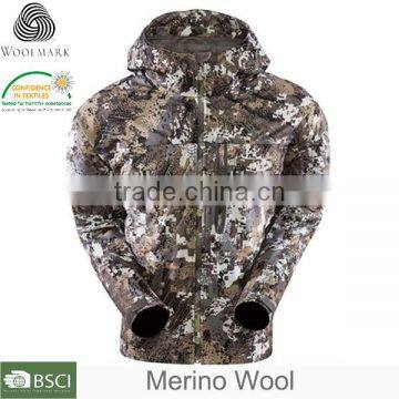 High Quality Durable Designer Cheap Merino Wool Men Camouflage Hunting Jacket,camouflage Jacket photo-2