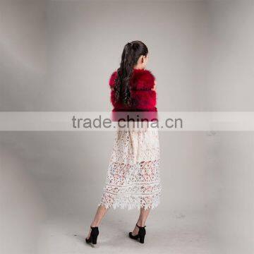 Myfur 2016 Fashion Women Popular Natural Winter Real Raccoon Fur Waistcoat and Vest photo-4