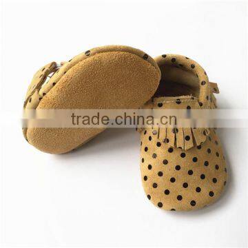 Leather Moccasins Suede Leather Baby Shoes photo-2