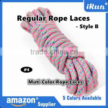 Exercise Rope Shoe Laces for Hiking Walking Safety Running Climbing Boots - Low Price Cord Coiled for Shoelace - 5 Colors photo-2