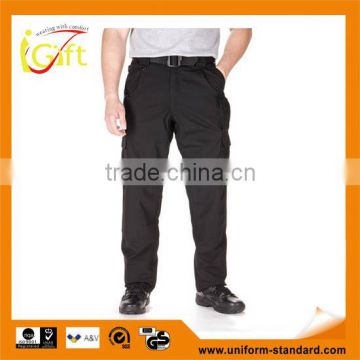 Fashion black men workwear wool mens work pants